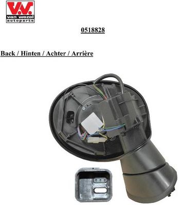 OGLINDA EXTERIOARA VAN WEZEL 0518828 1