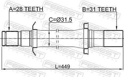 PLANETARA FEBEST 2212MQ4RH 1