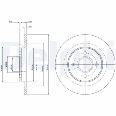 Brake Disc BG3743