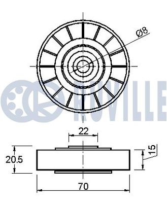 INTINZATOR CUREA CUREA DISTRIBUTIE RUVILLE 540650 1