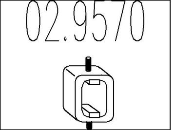 TAMPON CAUCIUC AMORTIZOR ESAPAMENT