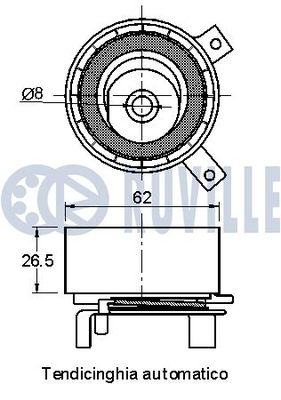 ROLA INTINZATOR CUREA DISTRIBUTIE RUVILLE 542050 1