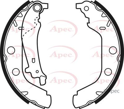 Brake Shoe Set APEC SHU540