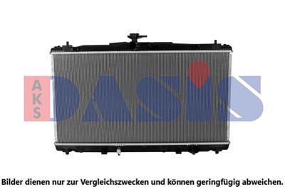 Радиатор, охлаждение двигателя AKS DASIS 210284N для TOYOTA CAMRY