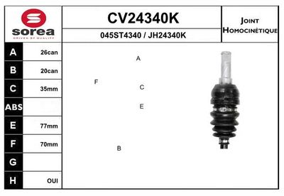 GELENKSATZ ANTRIEBSWELLE
