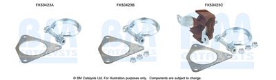 Zestaw montażowy, rura wydechowa BM CATALYSTS FK50423
