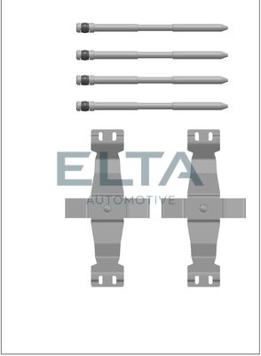 Комплектующие, колодки дискового тормоза ELTA AUTOMOTIVE EA8932 для TESLA MODEL Y