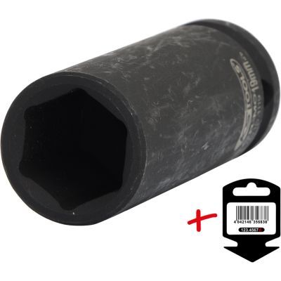 Ks Tools - šesťhranný silový nastrčný orech, dlhý 1/2" 19mm