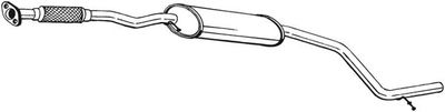 BOSAL Mittelschalldämpfer