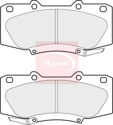 APEC Brake Pad Set, disc brake PAD1872