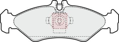 APEC Brake Pad Set, disc brake PAD918