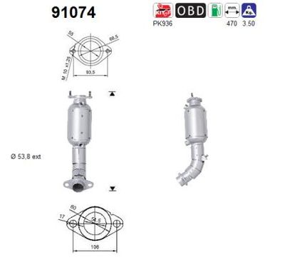 Katalizator AS 1419065J30