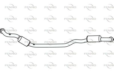 Катализатор FENNO P9434CAT для MERCEDES-BENZ S-CLASS