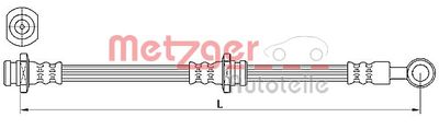Тормозной шланг METZGER 4110639 для MITSUBISHI OUTLANDER