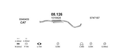 SISTEM DE ESAPAMENT POLMO POLMO03034