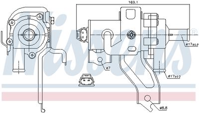 POMPă DE APă RăCIRE MOTOR NISSENS 831079 5