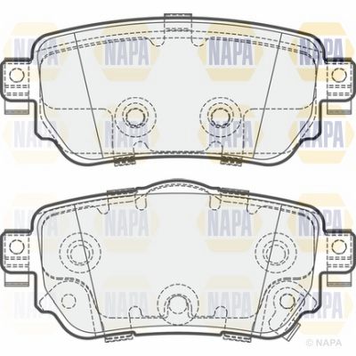 Brake Pad Set NAPA NBP1204