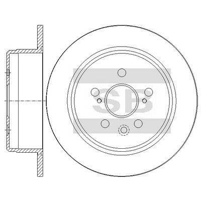 спирачен диск Hi-Q SD4903