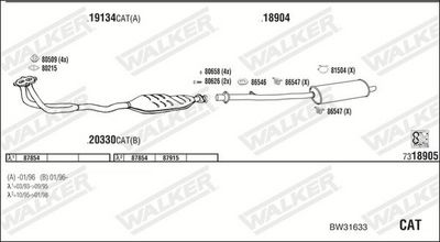 Изпускателна система WALKER BW31633