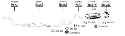 Изпускателна система ASMET VO185585
