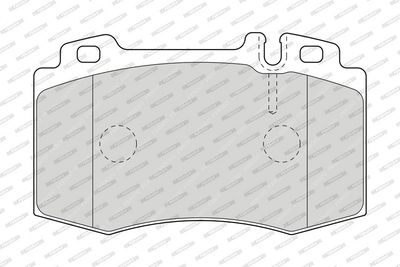 BREMSBELAGSATZ SCHEIBENBREMSE FERODO FDB1661 1