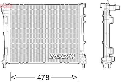 Kylare, motorkylning DENSO DRM09043