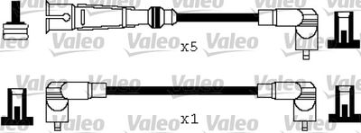 Комплект проводов зажигания VALEO 346465 для AUDI 90