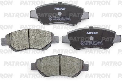 Комплект тормозных колодок, дисковый тормоз PATRON PBP1499 для PEUGEOT 107