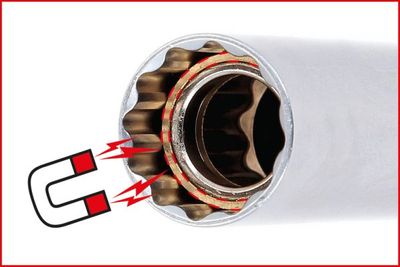 Ks Tools - Sada nástrčkových kľúčov na zapaľovacie sviečky 3/8" 4ks