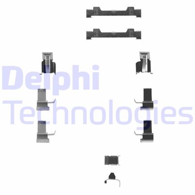 DELPHI LX0124 Скобы тормозных колодок для DAIHATSU CHARMANT