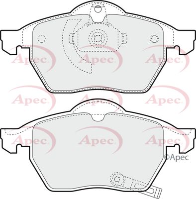 Brake Pad Set APEC PAD1064