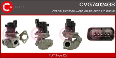 AGR-Ventil CASCO CVG74024GS