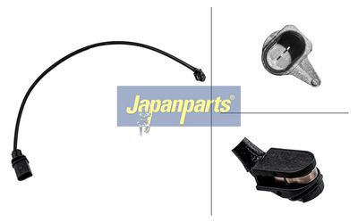 JAPANPARTS Įspėjimo kontaktas, stabdžių trinkelių susidėvėjimas