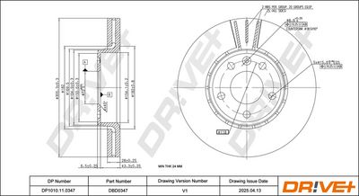 DISC FRANA DR!VE+ DP1010110347 2