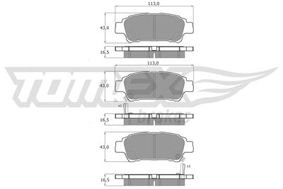 Bremsbelagsatz, Scheibenbremse