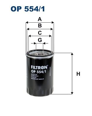 Filtr oleju FILTRON OP 554/1 produkt