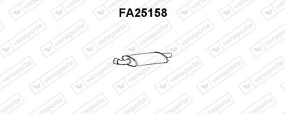 Предглушитель выхлопных газов VENEPORTE FA25158 для FIAT TIPO
