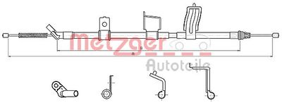 Cable Pull, parking brake 17.0328