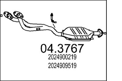 Katalizator MTS 2024900219