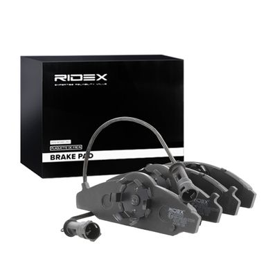 комплект спирачно феродо, дискови спирачки RIDEX 402B0578
