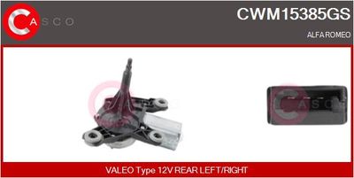 Двигатель стеклоочистителя CASCO CWM15385GS для ALFA ROMEO GIULIETTA