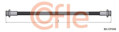 COFLE 92.BH.OP046 Тормозной шланг для OPEL AGILA (B) (H08) 1.3 CDTI (F68)