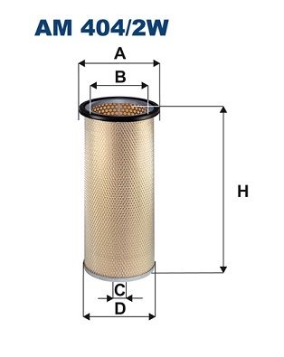 Secondary Air Filter AM 404/2W