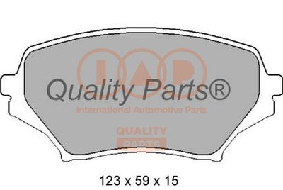 Комплект тормозных колодок, дисковый тормоз IAP QUALITY PARTS 704-11038 для MAZDA MX-5