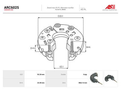Likriktare, generator AS-PL ARC6025