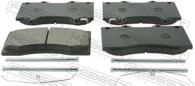 FEBEST 0201-Y62F Тормозные колодки и сигнализаторы для NISSAN PATROL VI (Y62) 5.6 FEBEST 0201-Y62F Тормозные колодки и сигнализаторы для NISSAN PATROL VI (Y62) 5.6