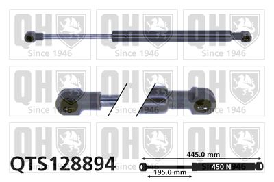 QUINTON HAZELL QTS128894 Амортизатор багажника и капота 