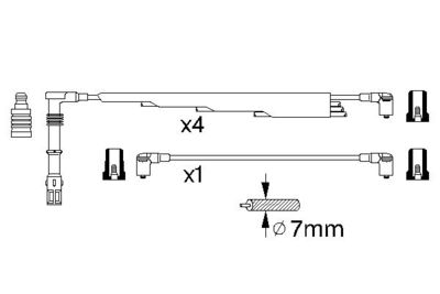 BOSCH Zündleitungssatz