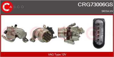 RADIATOR RECIRCULARE GAZE DE ESAPAMENT CASCO CRG73006GS