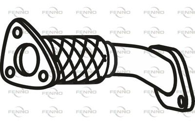 Rura wydechowa FENNO P49004